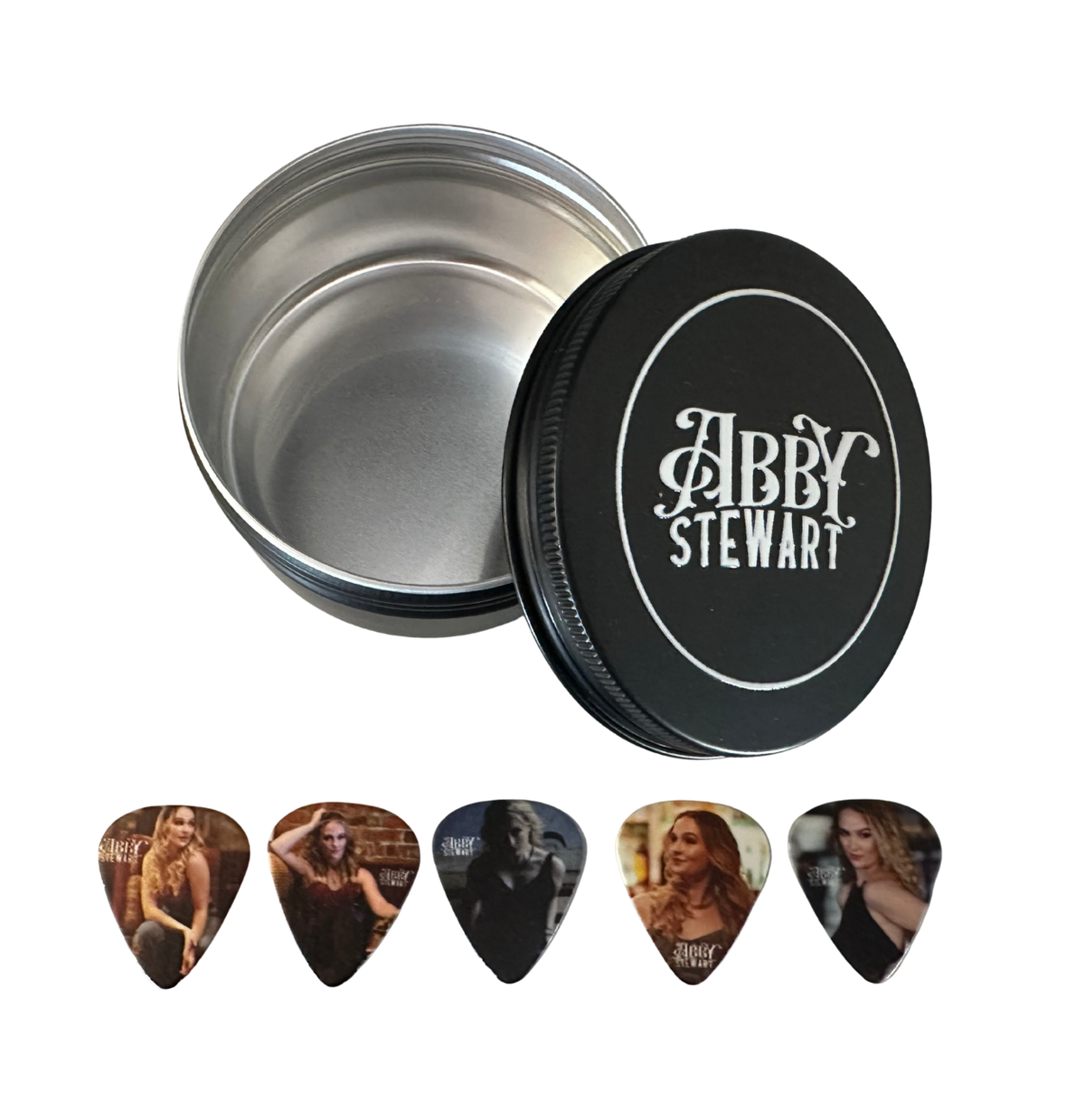 Abby Stewart Guitar Picks & Tin