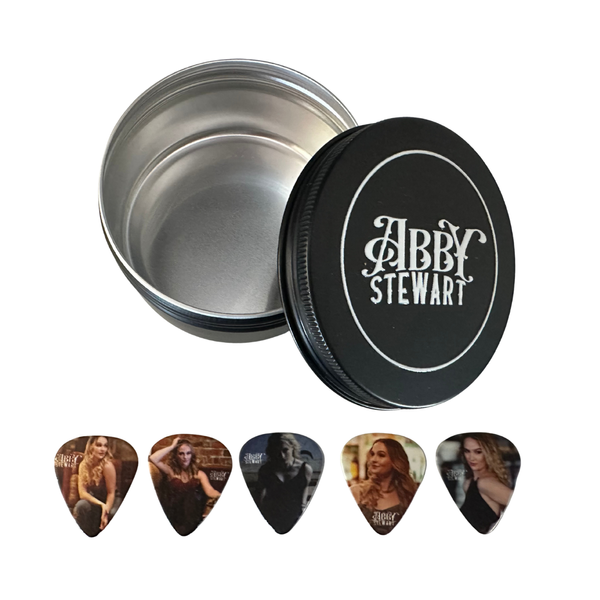 Abby Stewart Guitar Picks & Tin