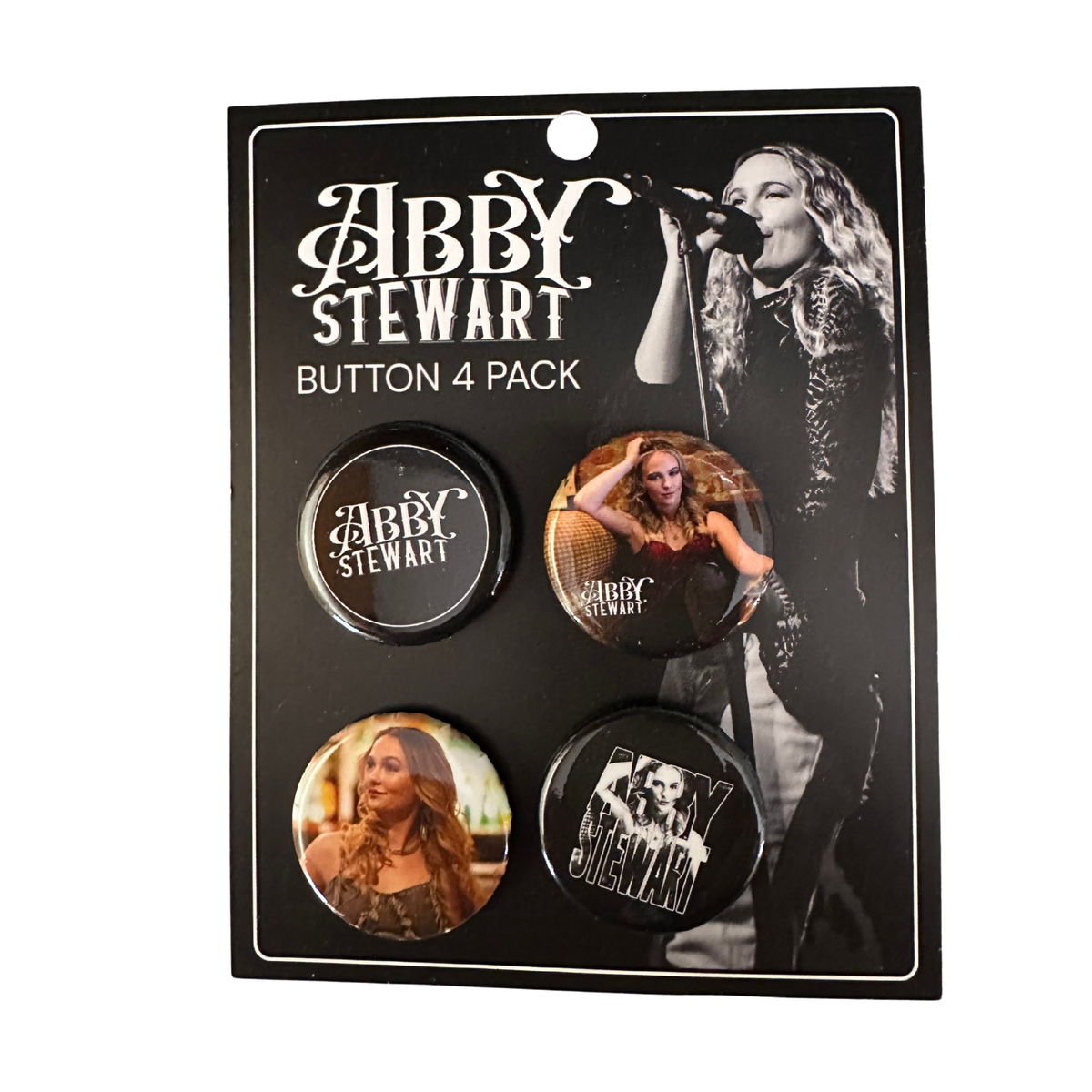 Abby Stewart Buttons (4-Pack)