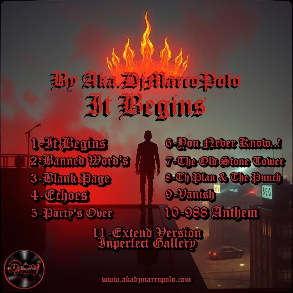 IT BEGINS - Album (11 songs incl. a entended version)