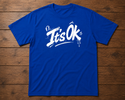 “It’s Ok” Blue Tshirt 