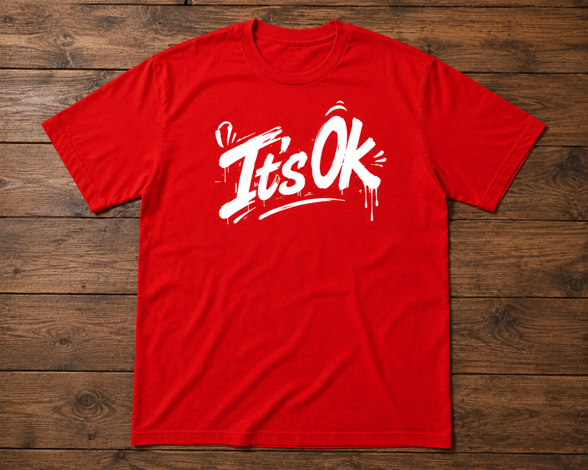 “It’s Ok” Red Tshirt   