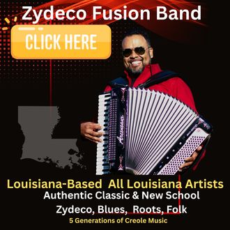 Creole Zydeco Ambassador Corey Arceneaux a Master Zydeco Accordionist, hails from Carencro, Louisiana. A member of one of Zydeco's first families.  One of the Best Zydeco Bands Touring! 