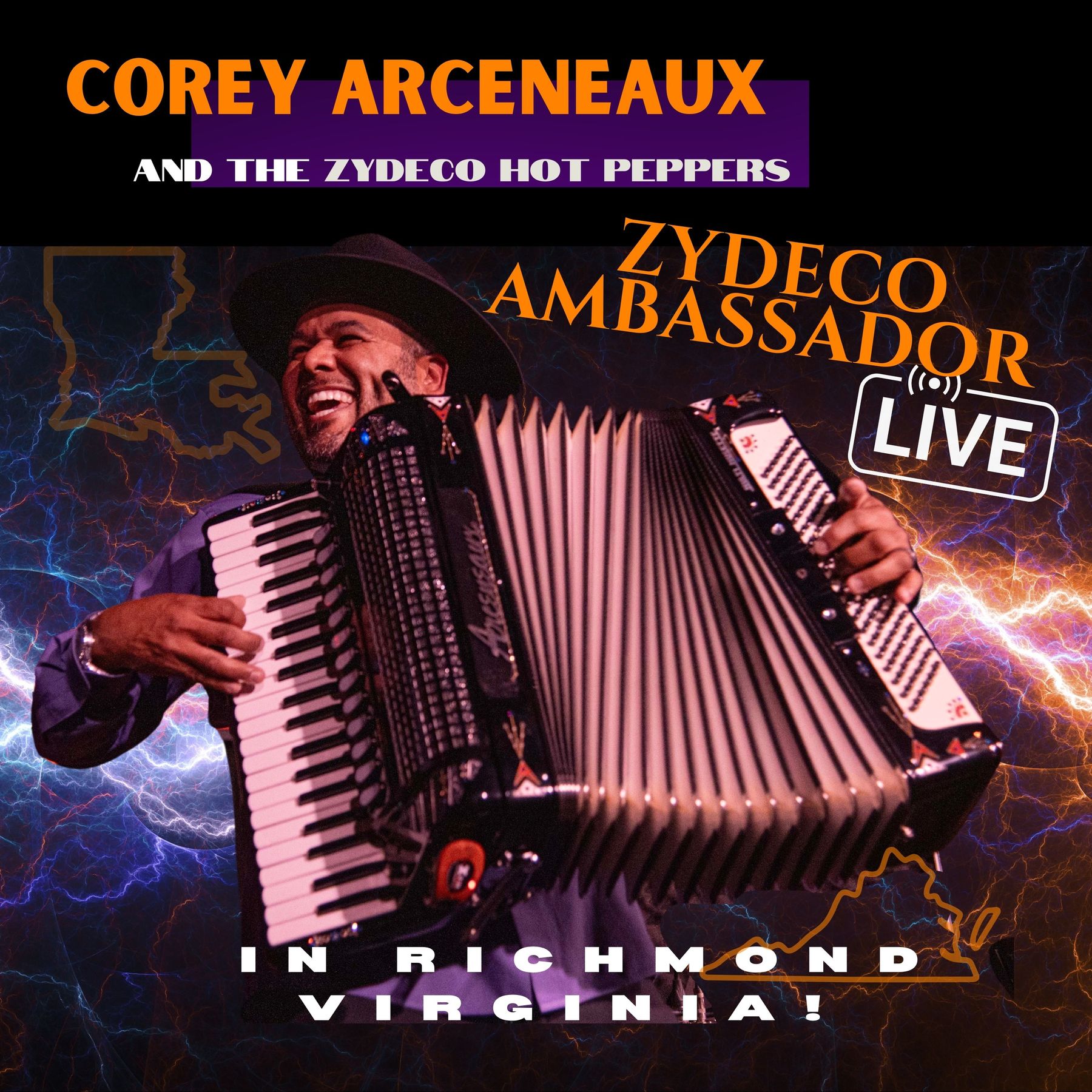 Corey Arceneaux - Accordion Man - ALBUMS