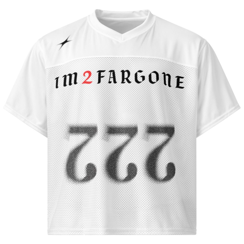All-Over Print Boxy Football Jersey