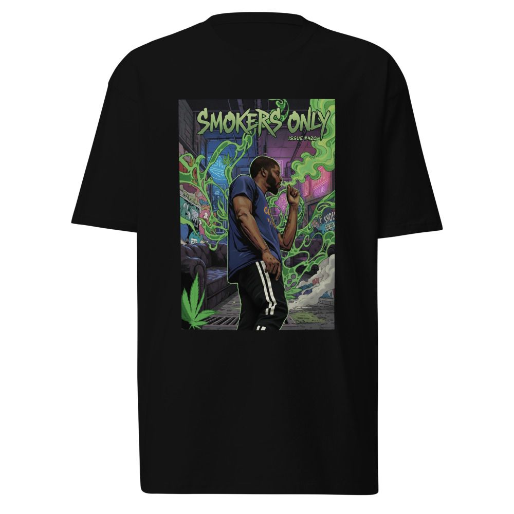 ChillZ Smokers Only Comic Book Graphic Cotton T-Shirt