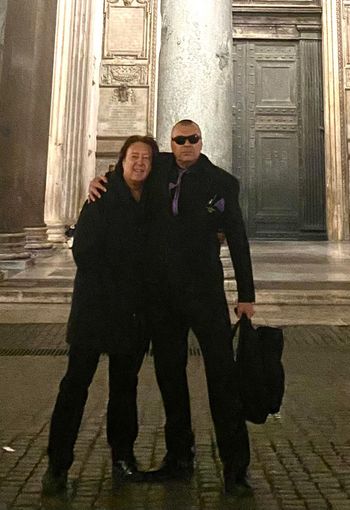 International Music Producer Tony Massarutto (left) with Gianluca Zanna (right)
