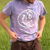 Smiley Face T-Shirt (Bleach Dyed)