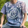 Smiley Face T-Shirt (Bleach Dyed)