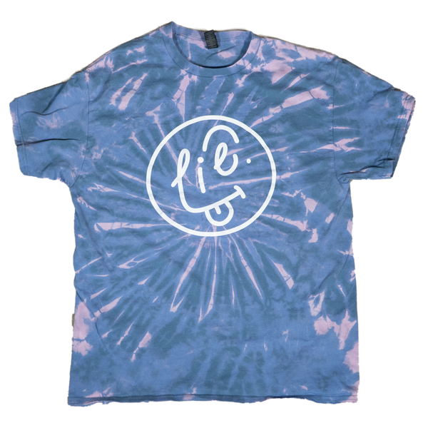Smiley Face T-Shirt (Bleach Dyed)