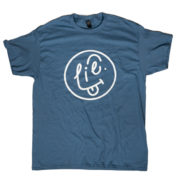 Smiley Face T-Shirt (Plain Blue)