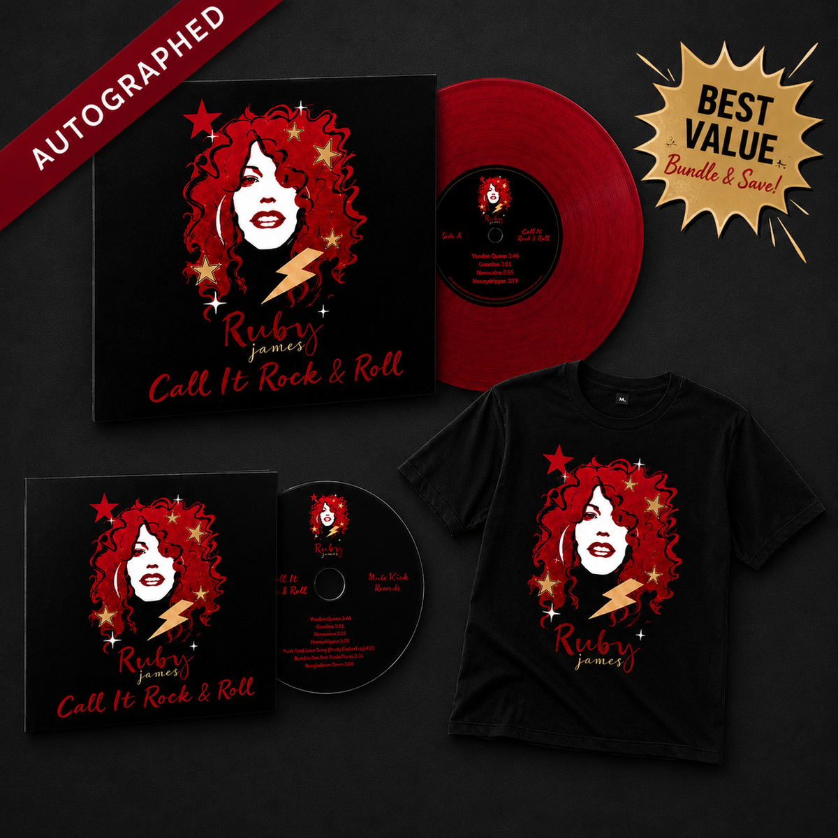 Limited Edition Autographed Call it Rock in Roll Bundle (PreSale)