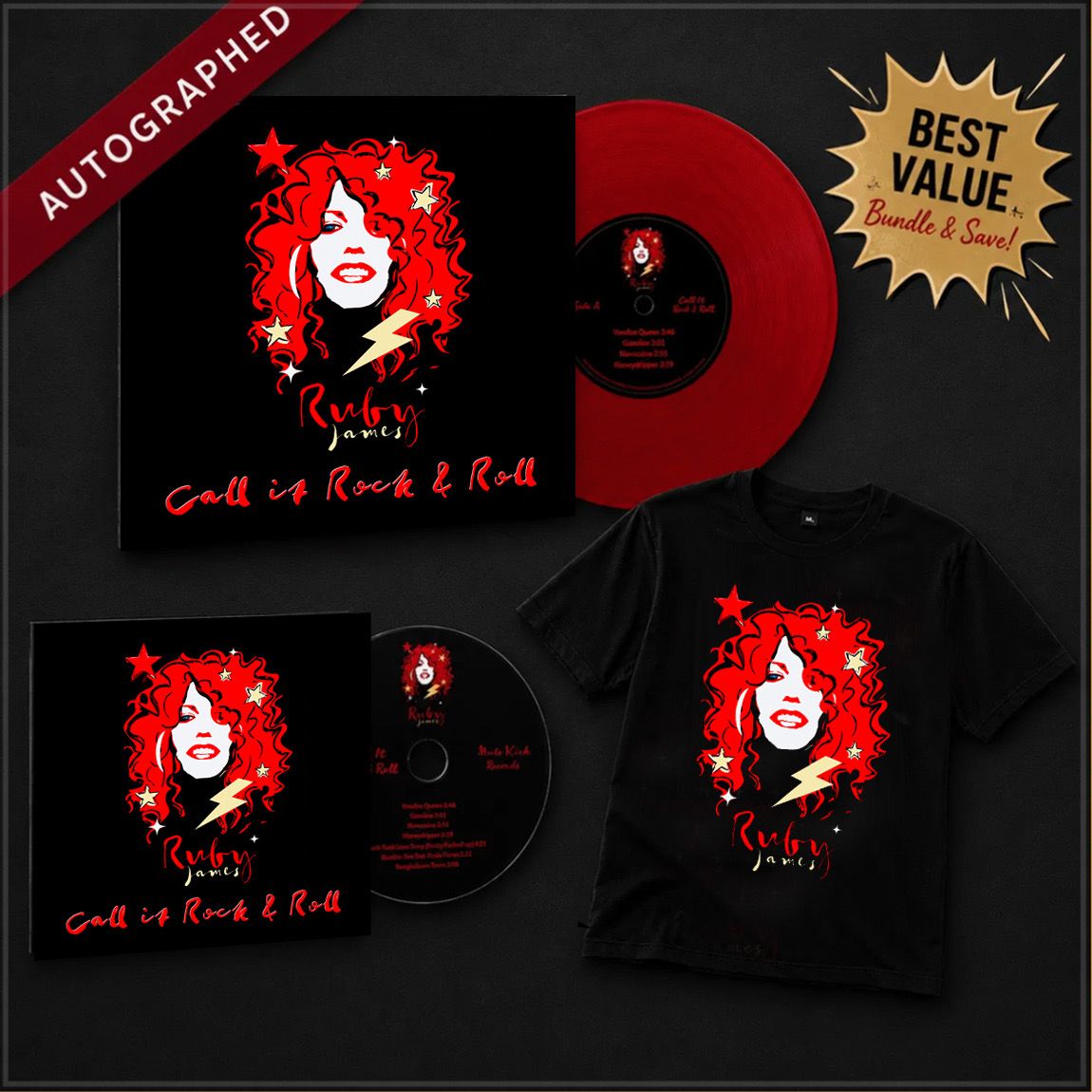 Limited Edition Autographed Call it Rock & Roll Bundle (PreSale)