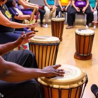 African Drum Workshop with Negus Medhin