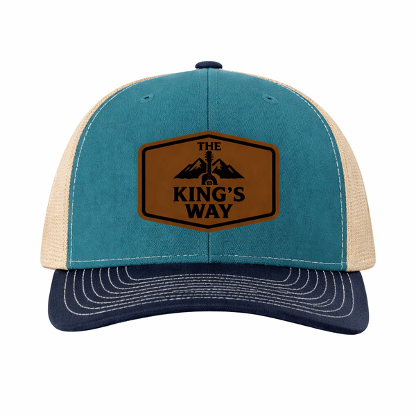 The King's Way Logo Hat -Teal