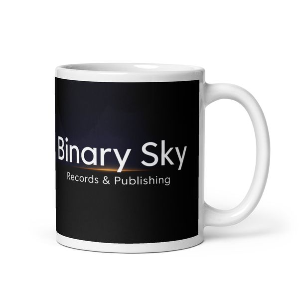 Binary Sky  White Mug