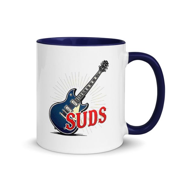 White Ceramic Mug with Color Inside
