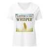 Women's Relaxed V-Neck T-Shirt | Bella Canvas 6405CVC