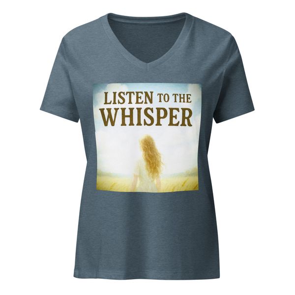 Women's Relaxed V-Neck T-Shirt | Bella Canvas 6405CVC