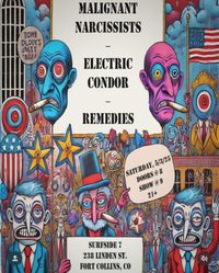 THE MALIGNANT NARCISSISTS w/ ELECTRIC CONDOR & REMEDIES