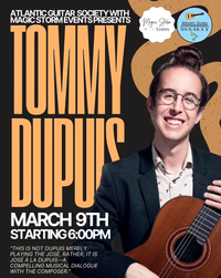 Atlantic Guitar Society presents Tommy Dupuis in concert!