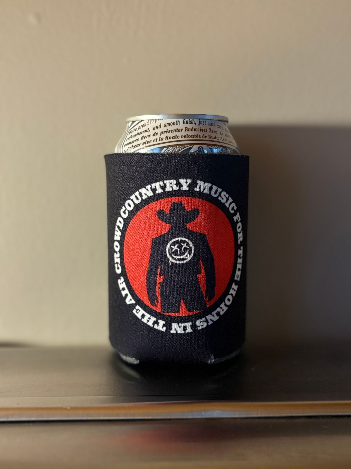 Horns In The Air Koozie 