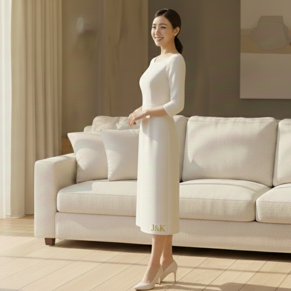 J&K Dress White