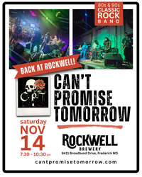 Rockwell Brewery show:  TAP FOR DETAILS.