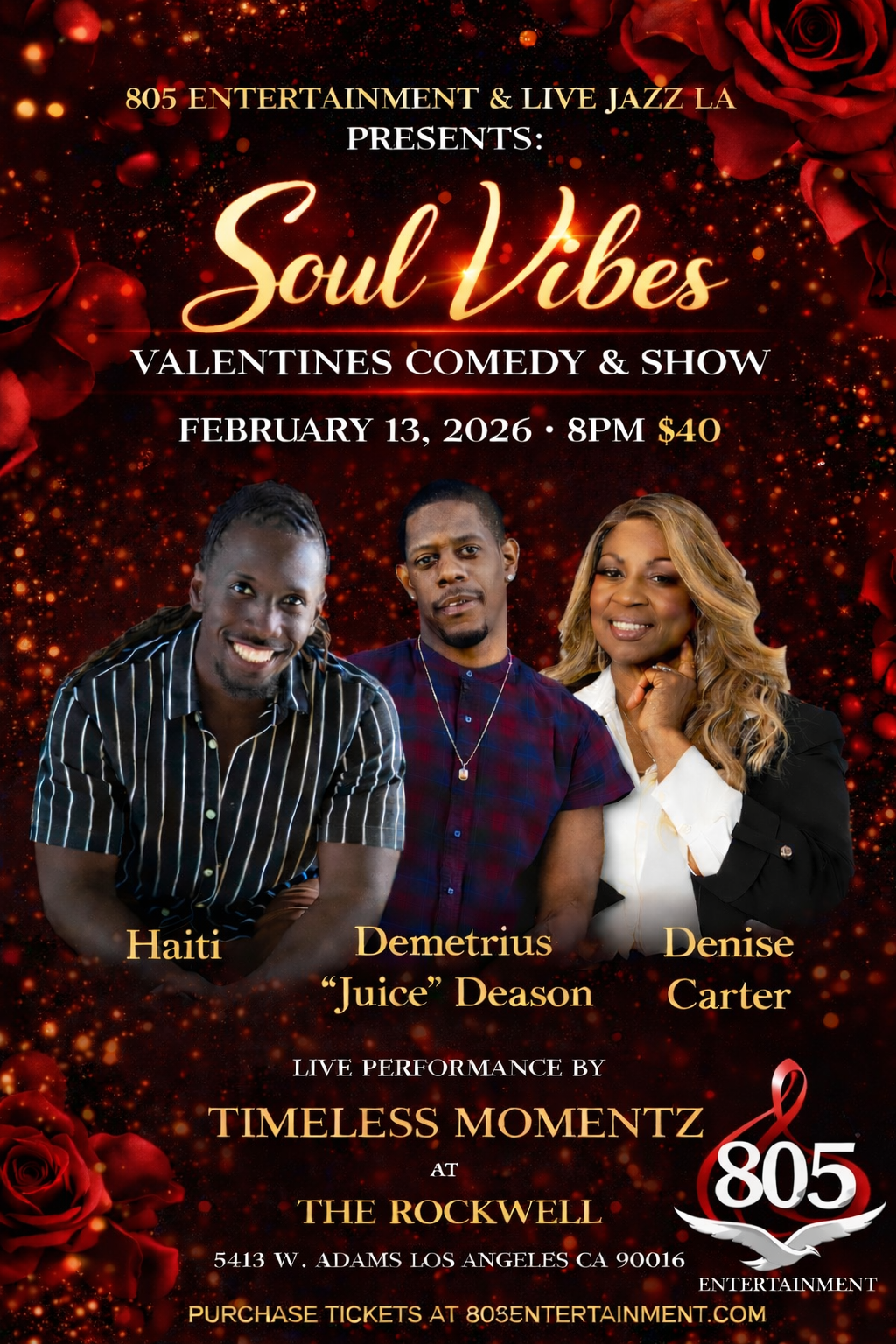 February 13. 2026- Valentines Dinner & Show