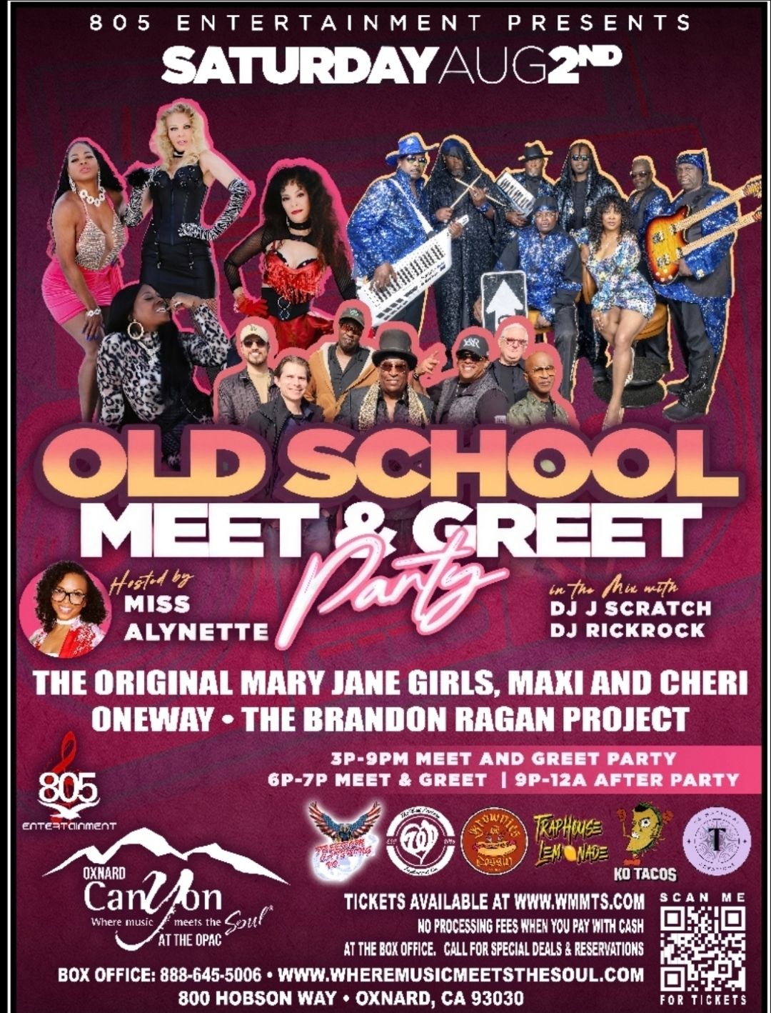 August 4 2025- Mary Jane Girls & One way Meet & Greet