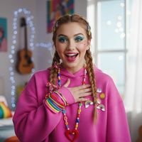 Pink Hoody Club by SkyTilly