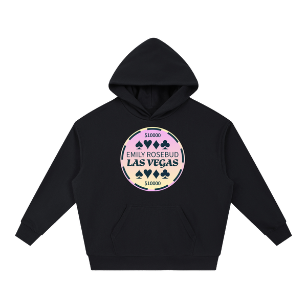 EMILY ROSEBUD LAS VEGAS $10000 CASINO CHIP HOODIE