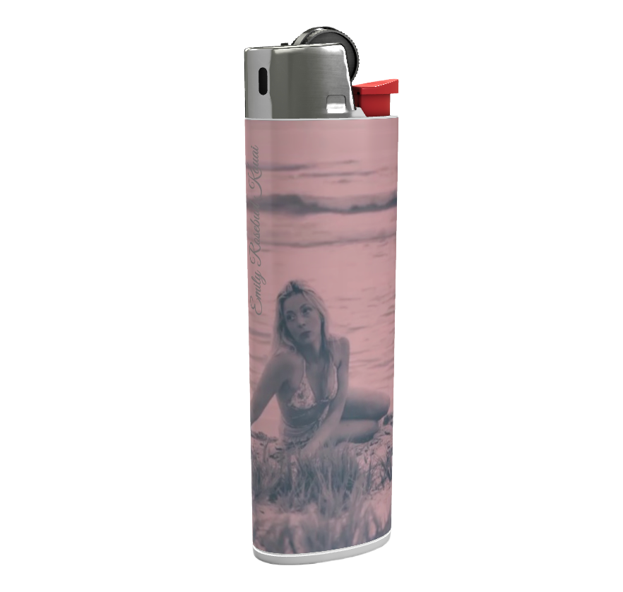 Limited Edition Emily Rosebud Kauai Beach Bic Lighter