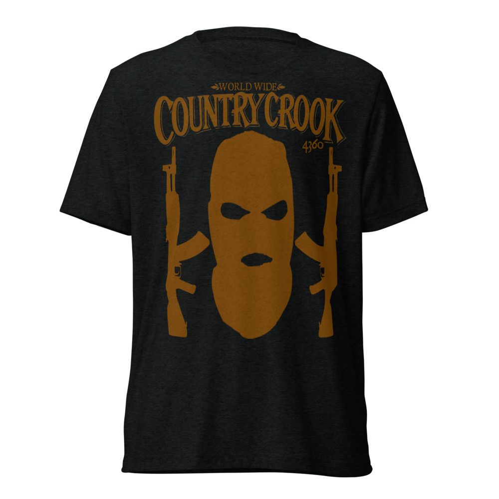 Country crook Unisex Tri-Blend T-Shirt | Bella + Canvas 3413