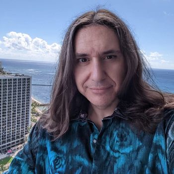 The real photo of myself, that was used for the AI.
