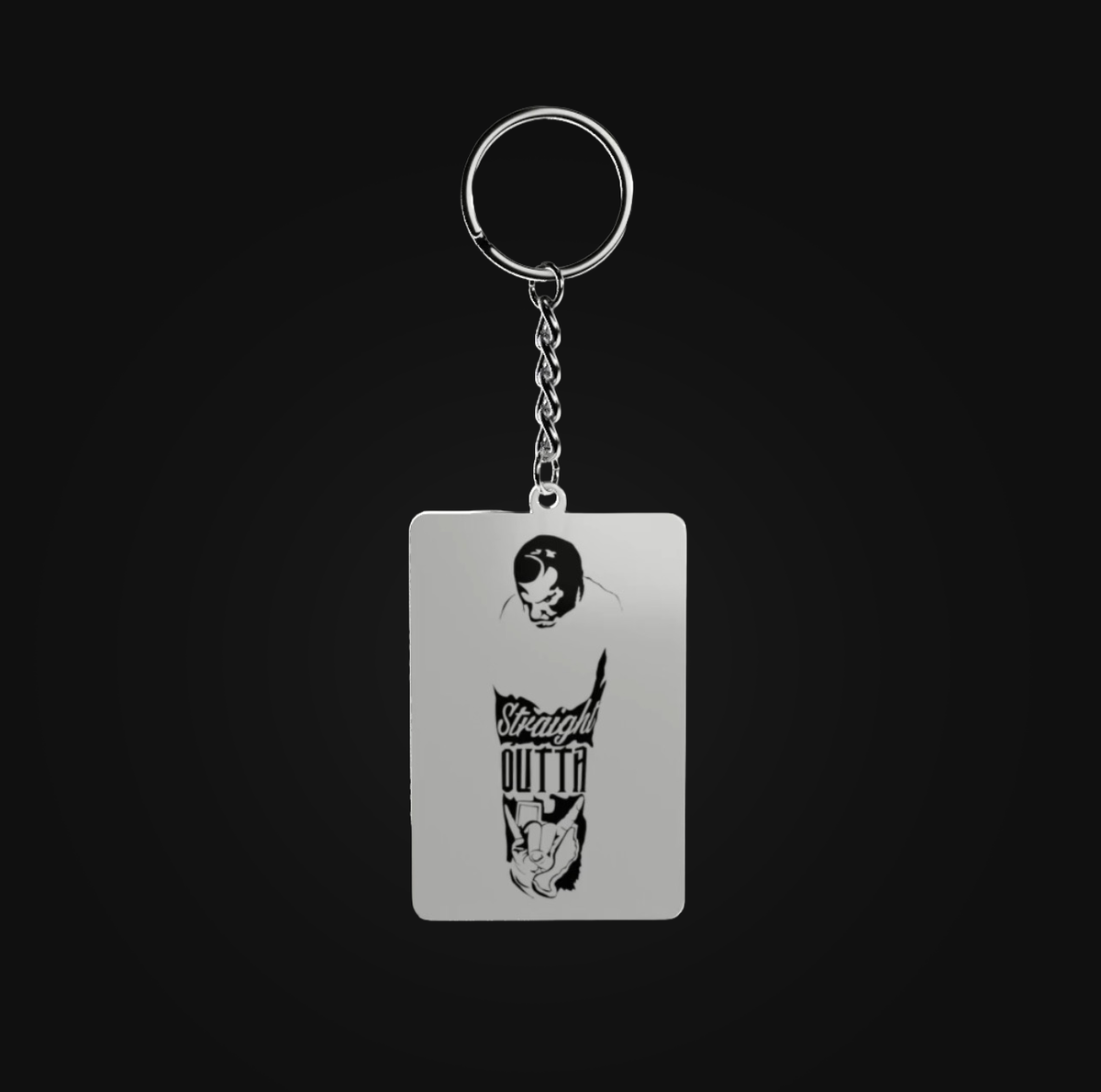 Straight Outta Texas KeyChain