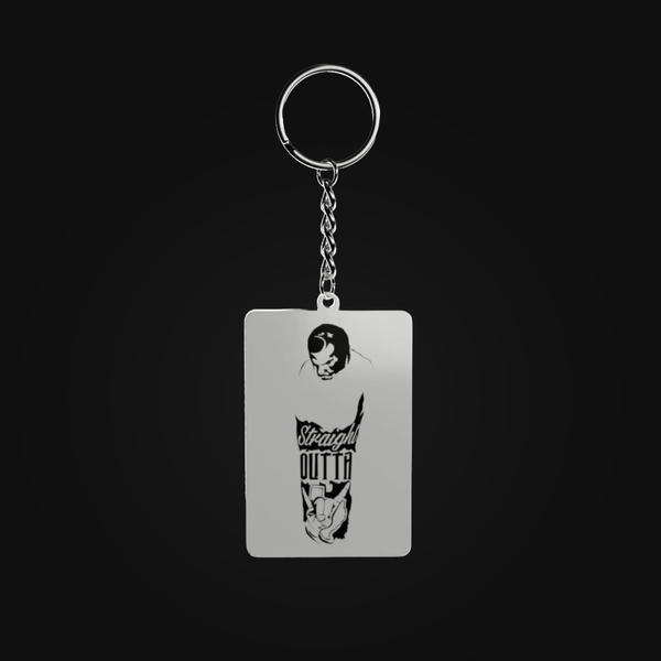 Straight Outta Texas KeyChain
