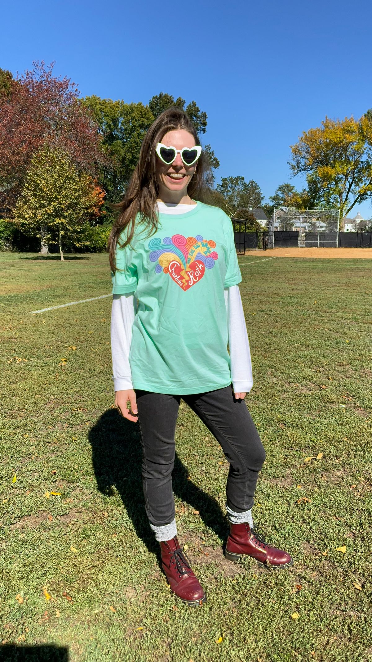 Rainbow Heart Tee