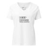 Women's Relaxed V-Neck T-Shirt | Bella Canvas 6405CVC