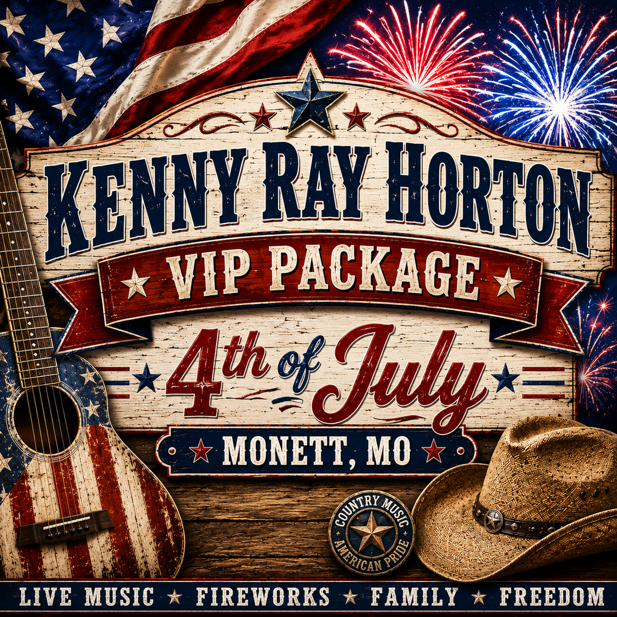 Kenny Ray Horton VIP Package - Monett, Missouri