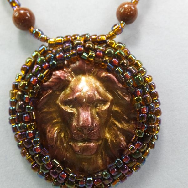 Multi-color Lion's Head