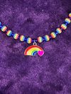 PRIDE Art - Necklace with Rainbow Heart