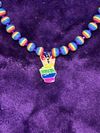 PRIDE Art - Rainbow Peace Necklace