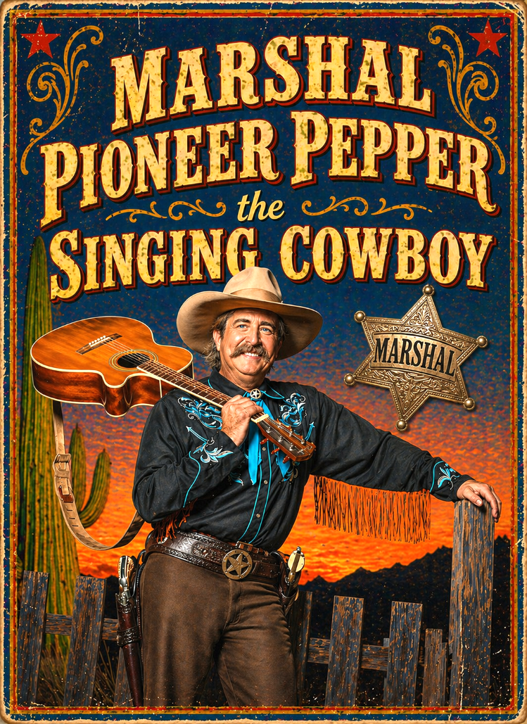Portrait - Marshal Pioneer Pepper - An Arizona Legend