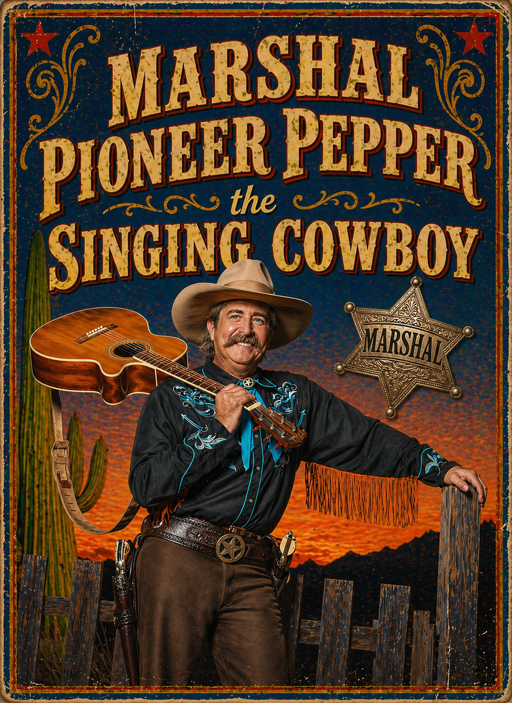 Portrait - Marshal Pioneer Pepper - An Arizona Legend