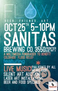 FLOW: A Multimedia Fundraiser to Benefit Colorado Flood Relief