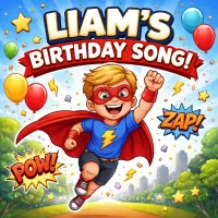 Super Birthday Hero by Kids / Pop, Silly, Playful, Energetic