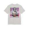 "Produced by Victor Zee." | Unisex Organic Oversized High Neck Tee