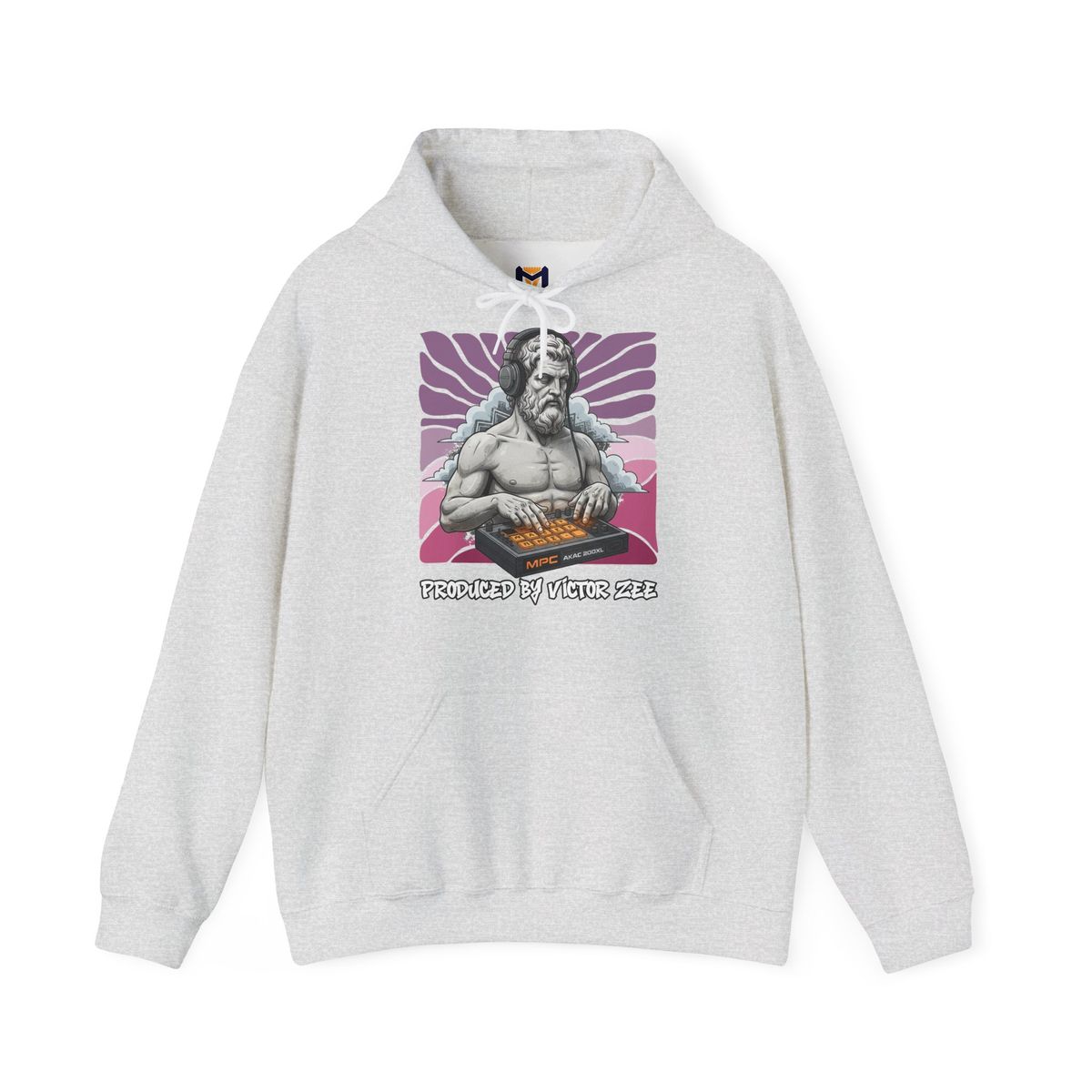 "Produced by Victor Zee." | Unisex oversized hoodie