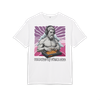 "Produced by Victor Zee." | Unisex Organic Oversized High Neck Tee